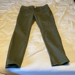 Old Navy Rockstar jeans army green size 10